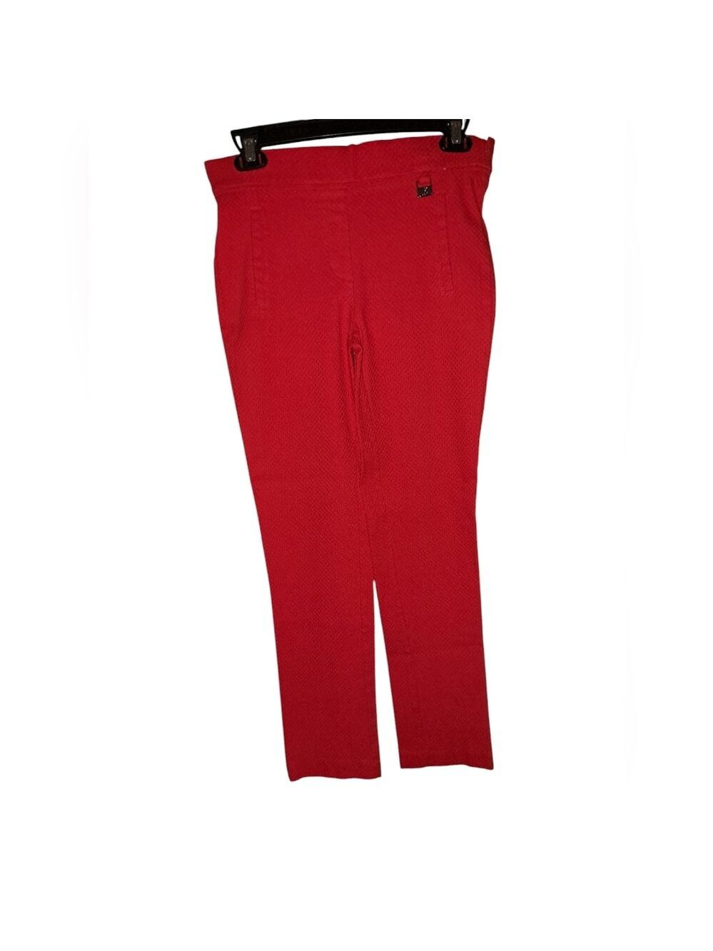 Red Rafaella Casual Pants, Stretch Pants. Logo hardware. Size 6.